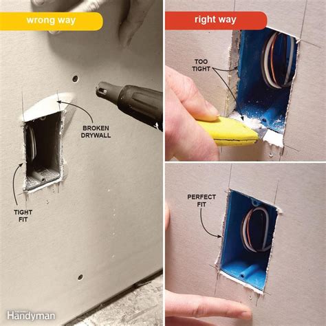 best way to place hanging electrical outlet boxes for drywall|hanging drywall for boxes.